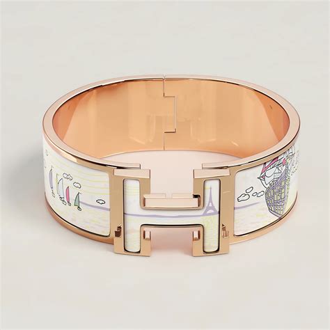 bracciale hermes rosa argento|Bracciali HERMÈS da Donna .